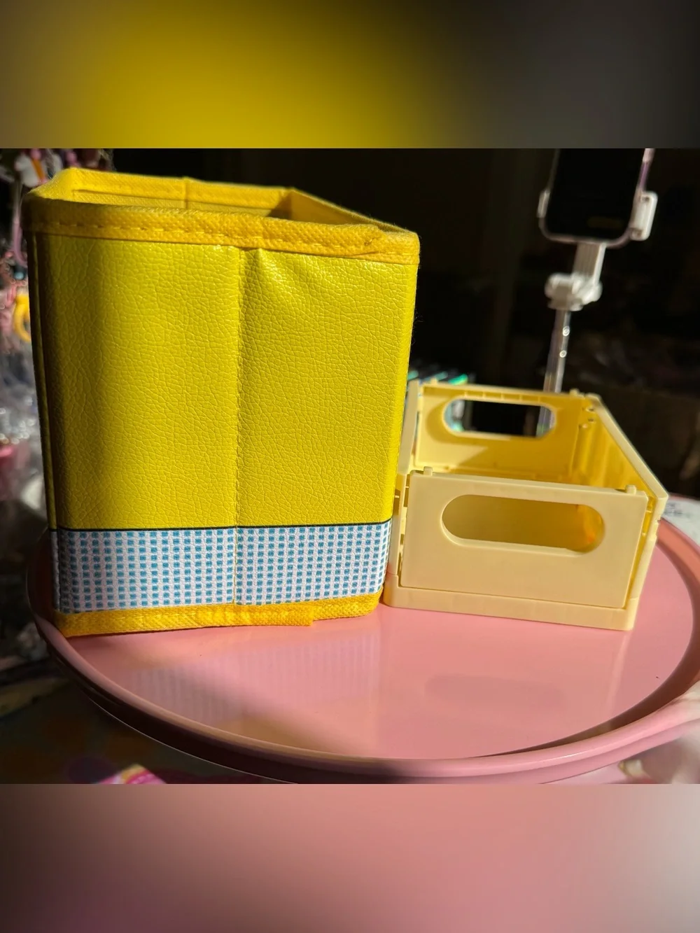 Yellow Kids Storage Basket